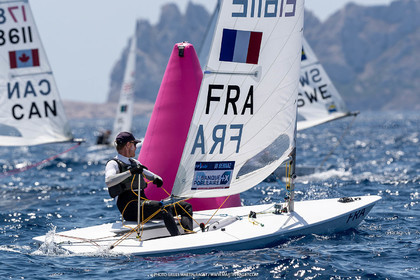 09 07 2023, Marseille (FRA), Paris 2024 Sailing Test Event, Race Day 1, ILCA 9