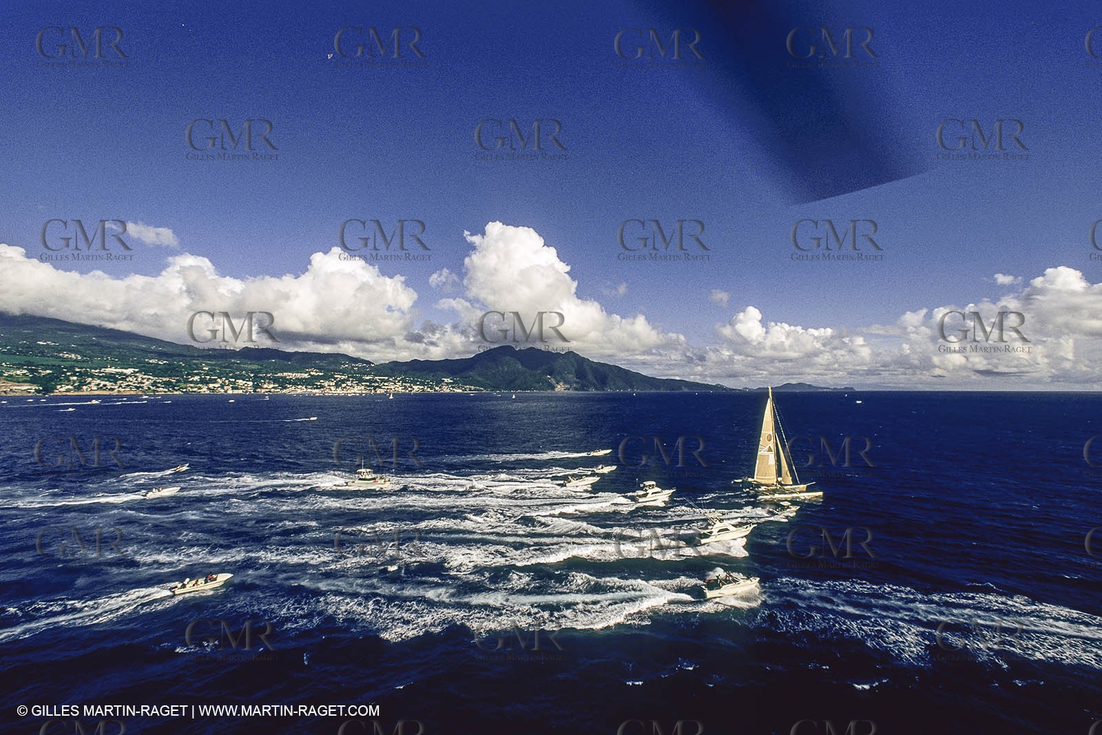 Sailing, Offshore Racing, Route du Rhum 1990, Groupe Pierre 1er, Florence Arthaud