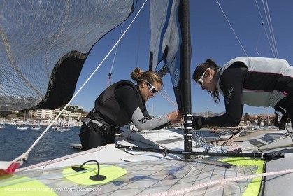 21 03 2013 - Marseille (FRA,13) - Essai du 49er FX