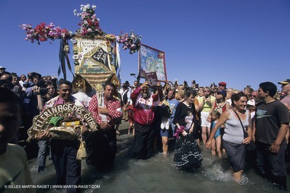 France, Provence, Traditions, Les Saintes Maries de la mer - Pélerinage gitan