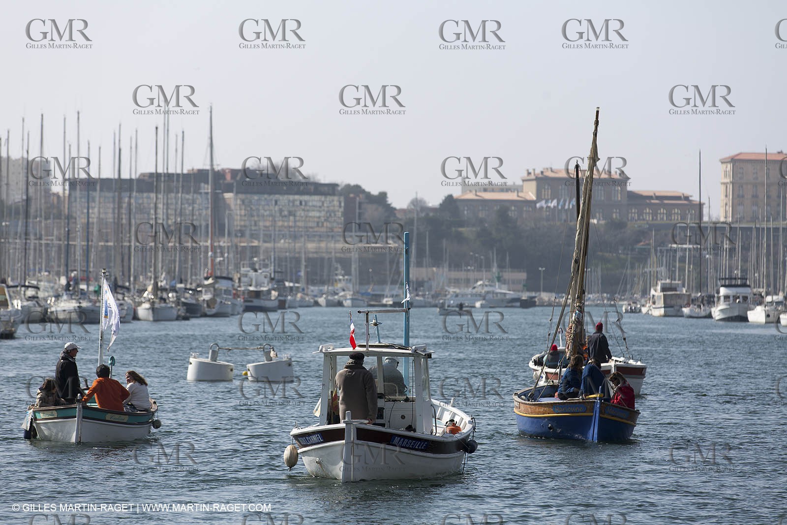 02 02 2013 Marseille (FRA,13) - Opening of the shadehouse and renovated historical Vieux Port