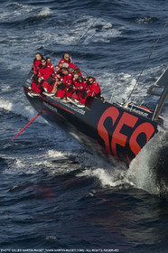 24 mars 2016   Marseille (FRA,13), SFS II (skipper Lionel Péan), dernière sortie d'entraînement avant la SNIM