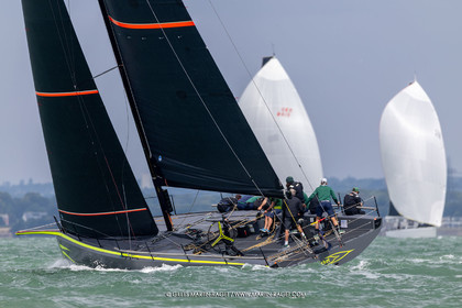 23 07 2025, Cowes (UK, IOW), Admiral's Cup 2025, Inshore racing Day 2, Django Wallyrocket 51, Yacht Club Costa Smeralda (ITA)