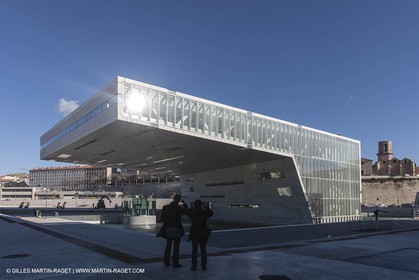 11 01 2013 - Marseille (FRA,13) - Marseille Provence 2013, Capitale européenne de la Culture, Ewplanade du J4, MUCEM et Villa Méditerrannée