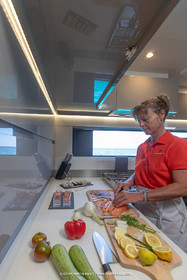 30 08 2018, Porto Vecchio (FRA, South Corsica) Chantier Fountaine-Pajot, Alegria 67