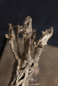02 04 2016, Marseille (FRA,13), Oeuvre de Germaine Richier, Le Cheval à six têtes, petit 1955 ou 1956, Bronze naturel nettoyé, Numéroté Epreuve d'artiste, fondeur : L. Thinot, Paris, 35,5 x 38 x 18 cm, Collection particulière