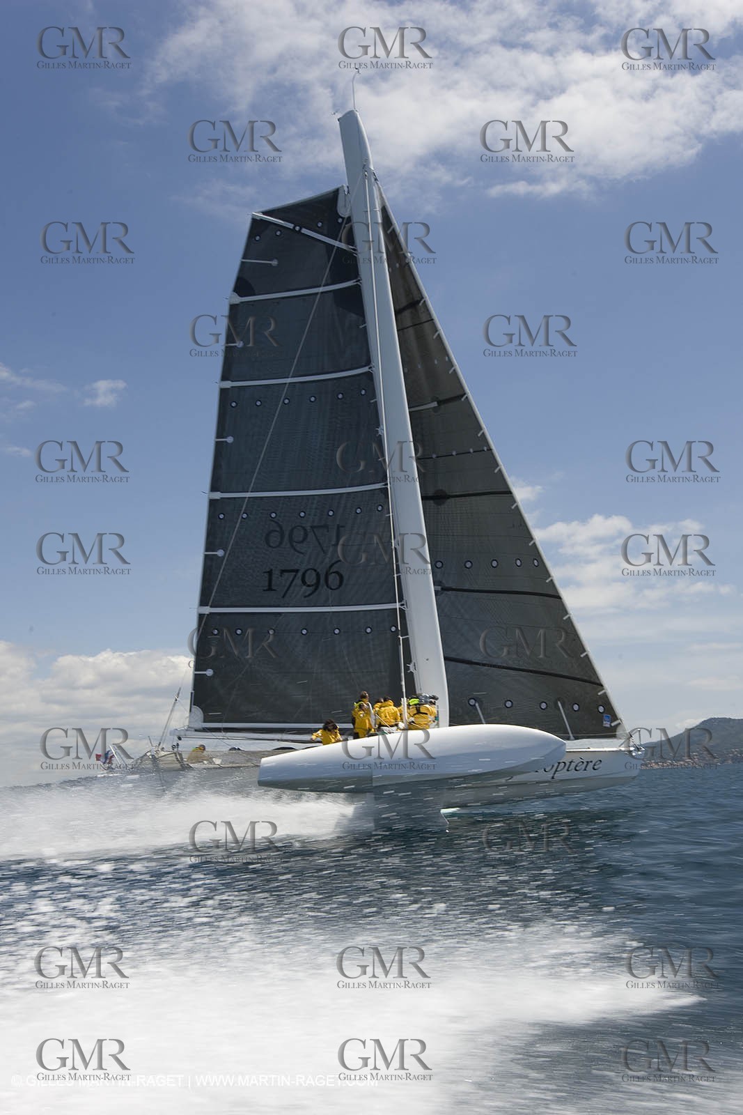 14 06 2008 - Toulon-Hyères (FRA,83) - 50 knots record attempt trials by l'Hydroptère