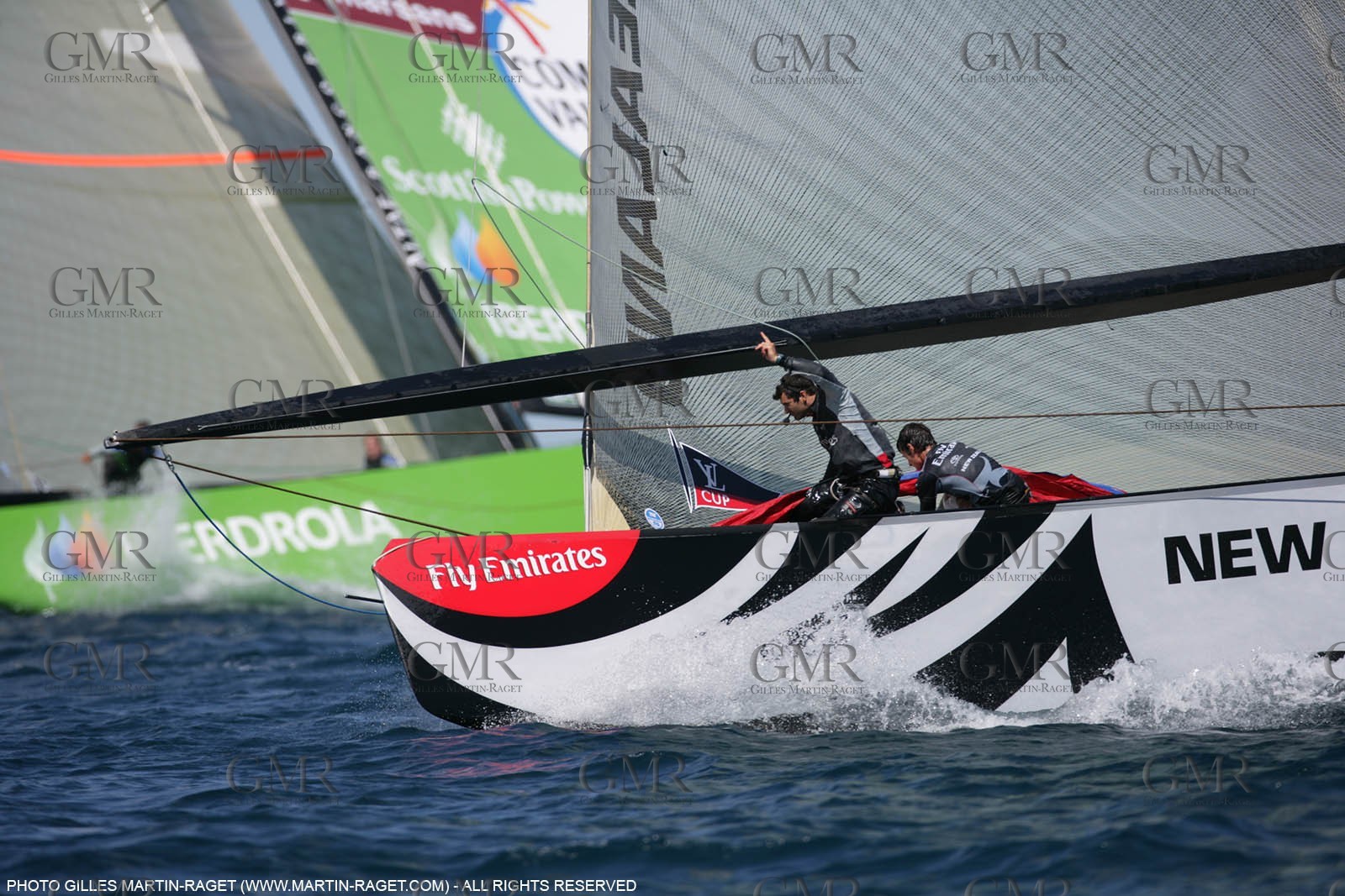 14 05 2007-Valencia (Spain)- 32nd America's Cup - Louis Vuitton Cup - Semi-final - Day 1 - BMW ORACLE racing