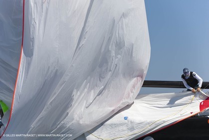 23 05 2010 - La Maddalena (ITA, Sardinia) Louis Vuitton Trophy - BMW ORACLE Racing - Racing Day 2