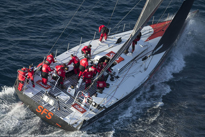24 mars 2016   Marseille (FRA,13), SFS II (skipper Lionel Péan), last training before Marseille Sailing Week