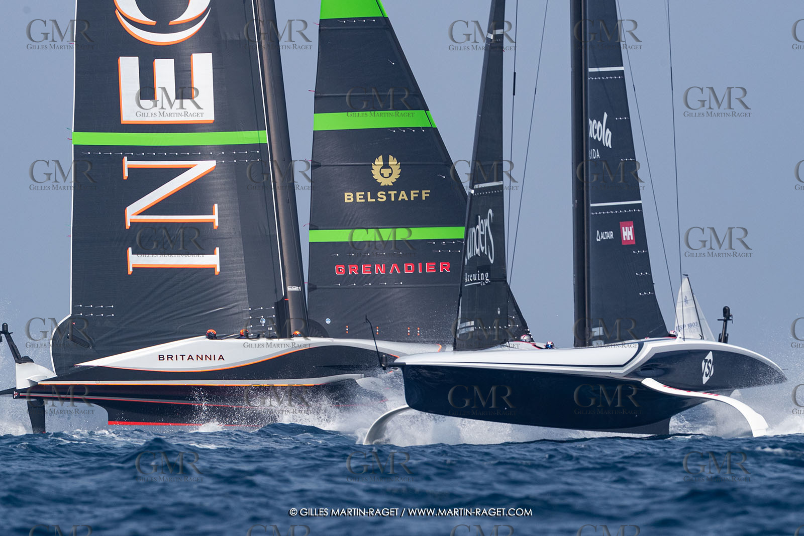 22 08 2024, Barcelona (ESP), Louis Vuitton 37th America's Cup, Louis Vuitton Preliminary Regatta, Race Day 1