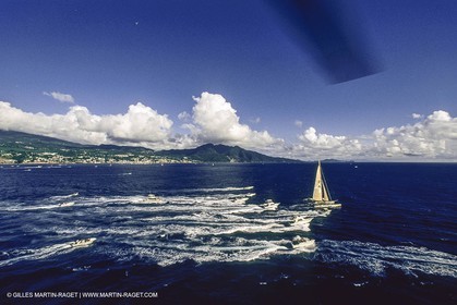 Sailing, Offshore Racing, Route du Rhum 1990, Groupe Pierre 1er, Florence Arthaud