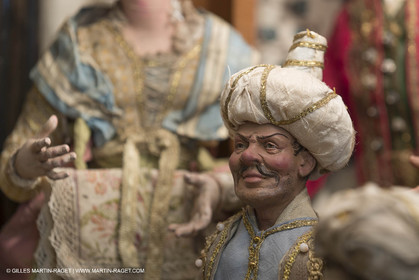 27 01 2018; L'isle sur Sorgue (FRA; 84); Les antiquaires; Crèche et santons de Jean-Jacques Bourgeois