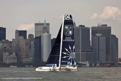 03 07 2012 - New York (USA, NY) -Krys Ocean Race prologuie - arrivée à New York