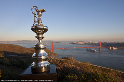 04 01 2011 - San Francisco (USA, CA) - 34th America's Cup - The America's Cup in San Francisco - Golden Gate Bridge