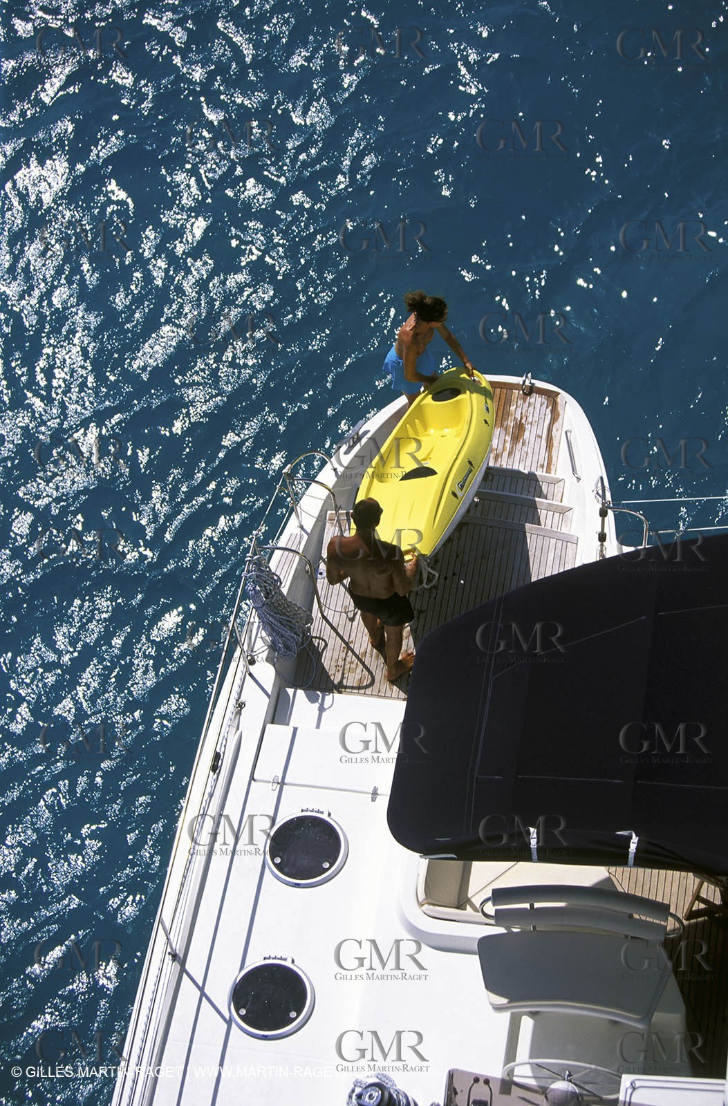 Cruising multihull mooring
