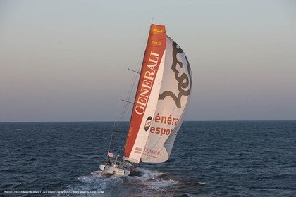27 09 2008 - Lorient (FRA, 56) - Generali - Yann Eliès - Préparation Vendée Globe 2008