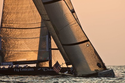 14 11 2010 - Dubai (UAE) - Dubai Louis Vuitton Trophy -  BMW ORACLE Racing - Race Day 1