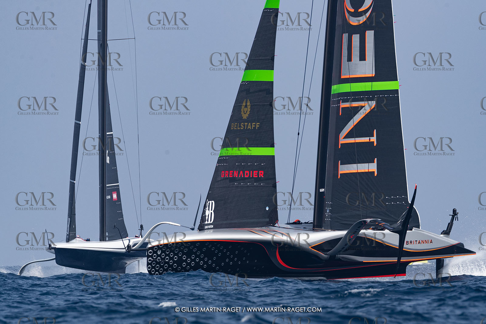 22 08 2024, Barcelona (ESP), Louis Vuitton 37th America's Cup, Louis Vuitton Preliminary Regatta, Race Day 1