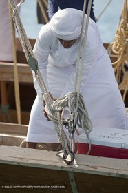 20 11 2010 - Dubai (UAE) - Dubai Louis Vuitton Trophy - Courses de boutres traditionnels pour les équipes engagées