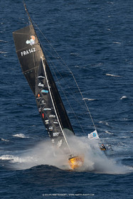 27 08 2021, Marseille (FRA), Transat Jacques Vabre 2021, Class 40, HBF-Reforest'Action (Kito de Pavant, Gwen Gbick)
