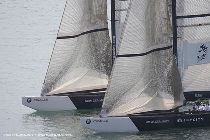 29 01 2009 - Auckland (NZL) -  Louis Vuitton Pacific Series - BMW ORACLE Racing - Training