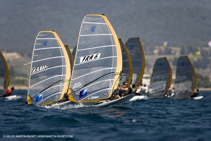 27 04 2007 - Semaine Olympique Française 2007 - Hyères - Jour 6 - Medal Race - Team France - RS:X - Bontemps Julien