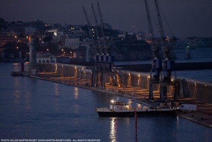 17 02 2012 - Marseille (FRA,13) - Arrivée dans le port de marseille à bord du Piana (Cie La Méridionale)