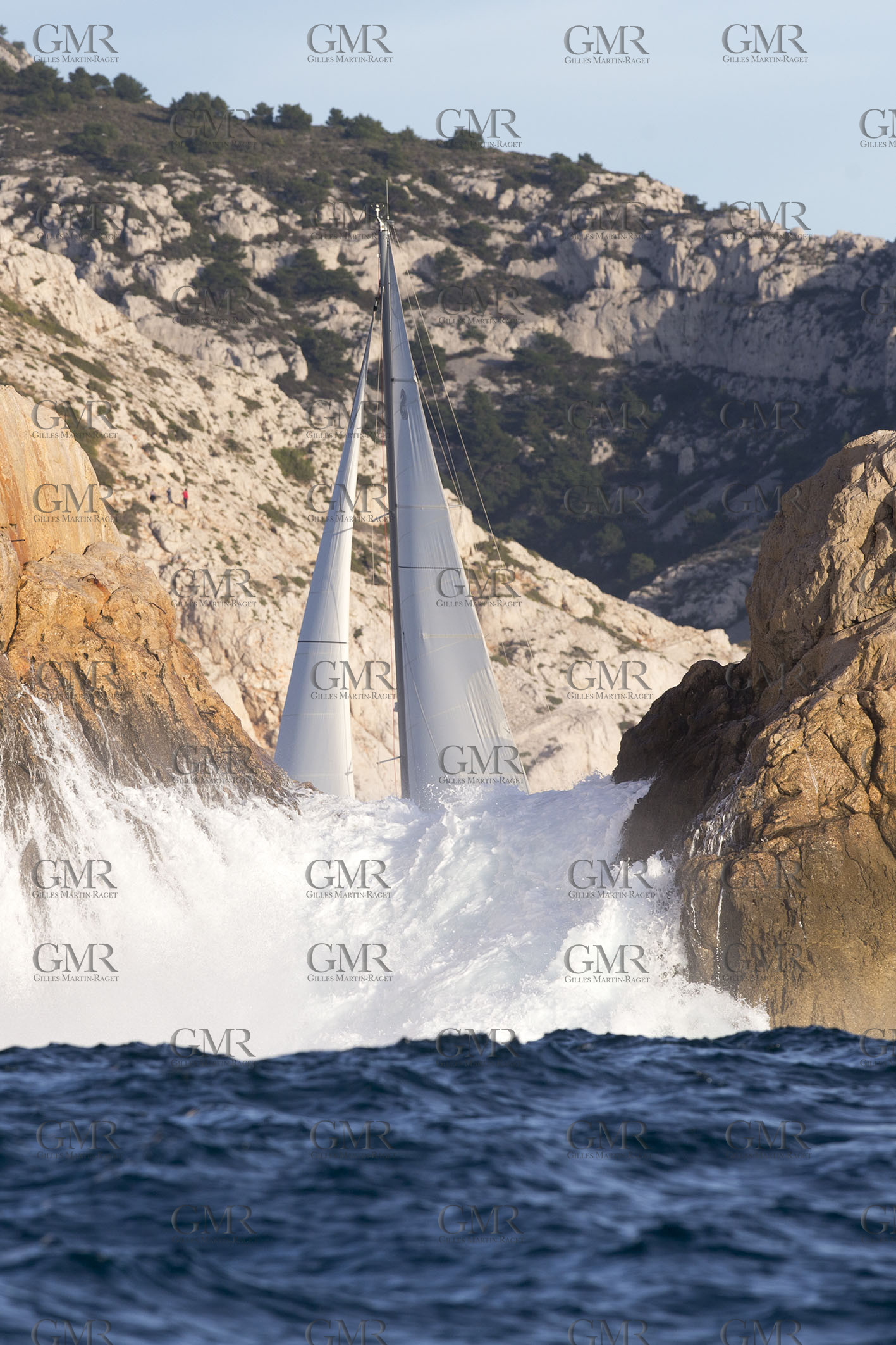 08 01 2016, Marseille (FRA, 13), Cruising in winter in the Calanques