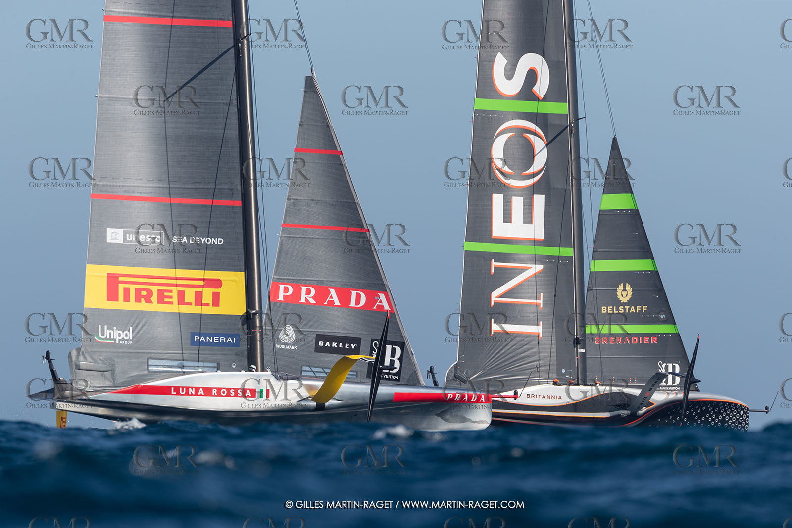 26 09 2024, Barcelona (ESP), 37th America's Cup, Louis Vuitton Cup Final, Race Day 1