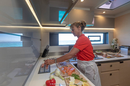 30 08 2018, Porto Vecchio (FRA, South Corsica) Chantier Fountaine-Pajot, Alegria 67