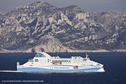 14 01 2012 - Marseille (FRA,13) - La Meridionale shipping company - the Piana off Marseille and the Calanques