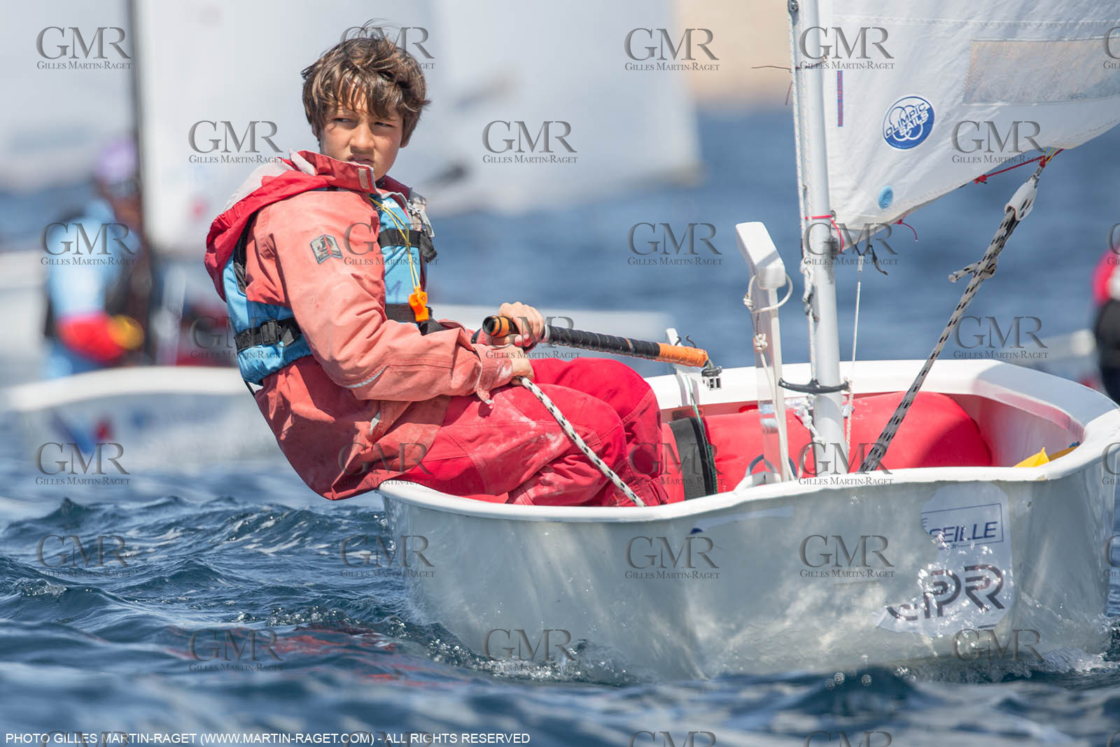 14 04 2016, Marseille (FRA,13), SNIM Dériveurs, Coupe Internationale de Printemps Optimist, Day 4