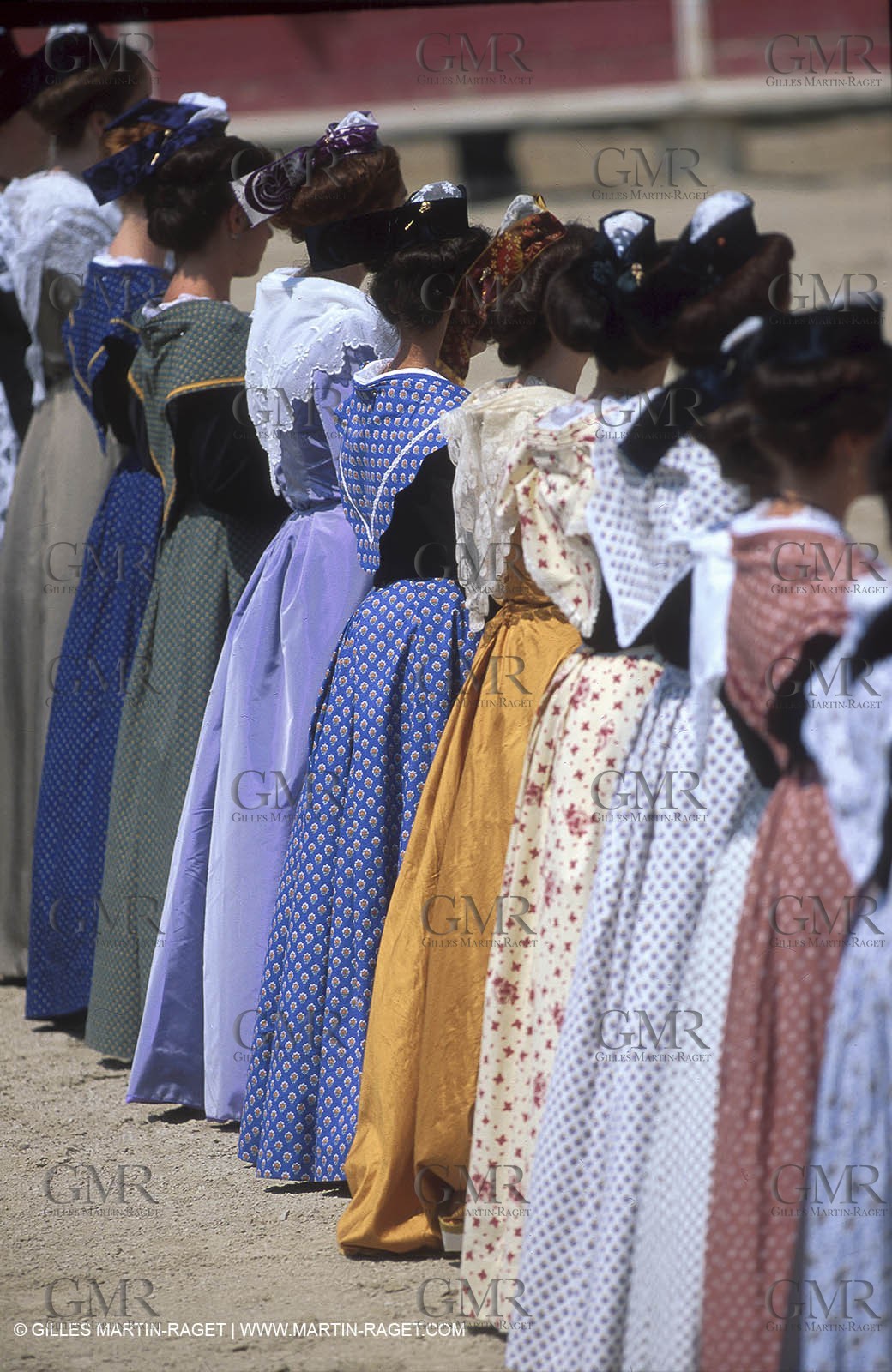 Women of Arles in traditional costume