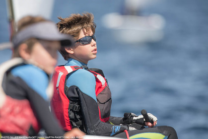 14 04 2016, Marseille (FRA,13), SNIM Dériveurs, Coupe Internationale de Printemps Optimist, Day 4