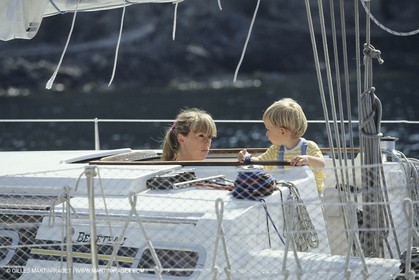 Voile, croisière, enfants à bord