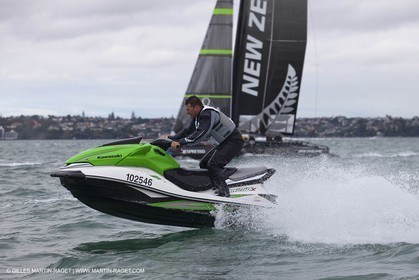 25 04 2011 - Auckland (NZL) - 34th America's Cup - AC45 test event - day 1