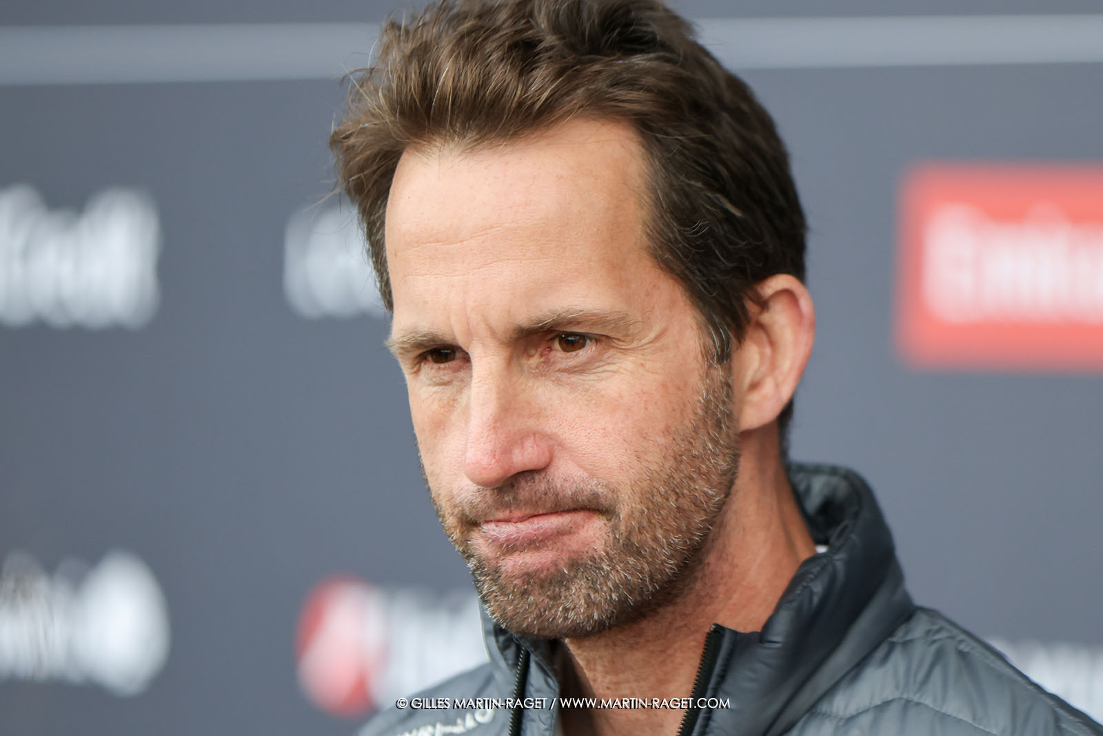 18 10 2024, Barcelona (ESP), Louis Vuitton 37th America's Cup, Final Match, Race Day 5, Ben AInslie