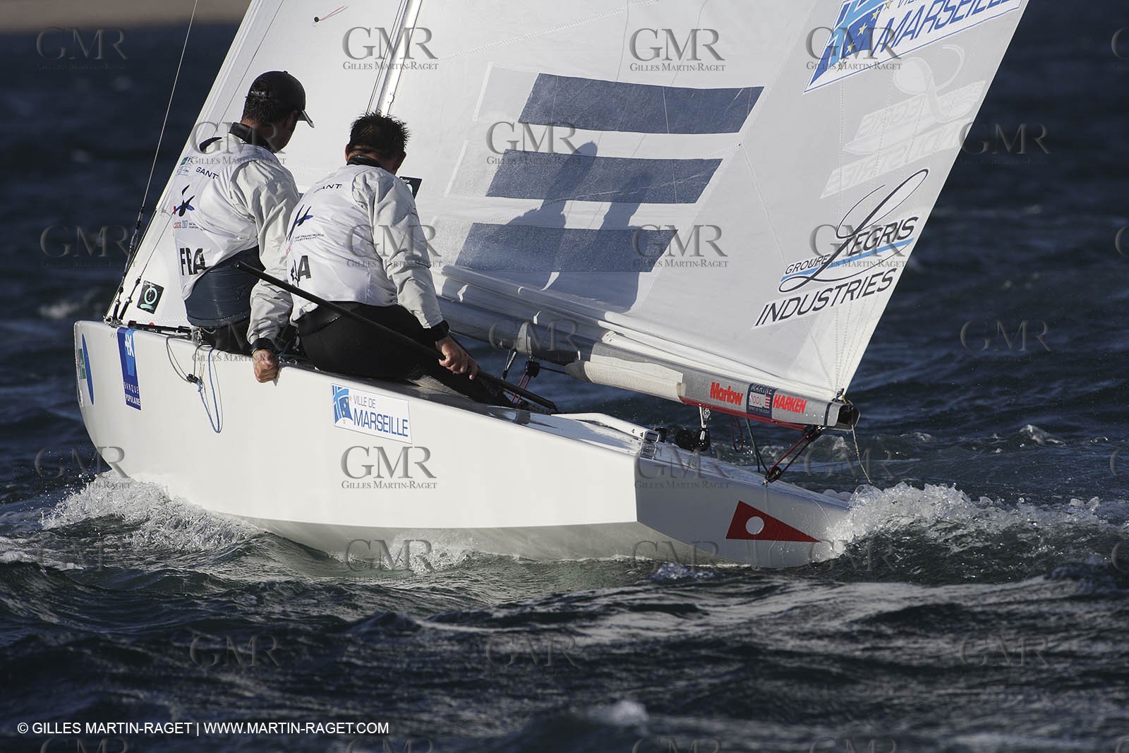 09-05-07 - ISAF SAILING WORLD CHAMPIONSHIPS - CASCAIS 2007 - DAY 6 - Star - FRANCE - Xavier Rohart   Pascal Rambeau