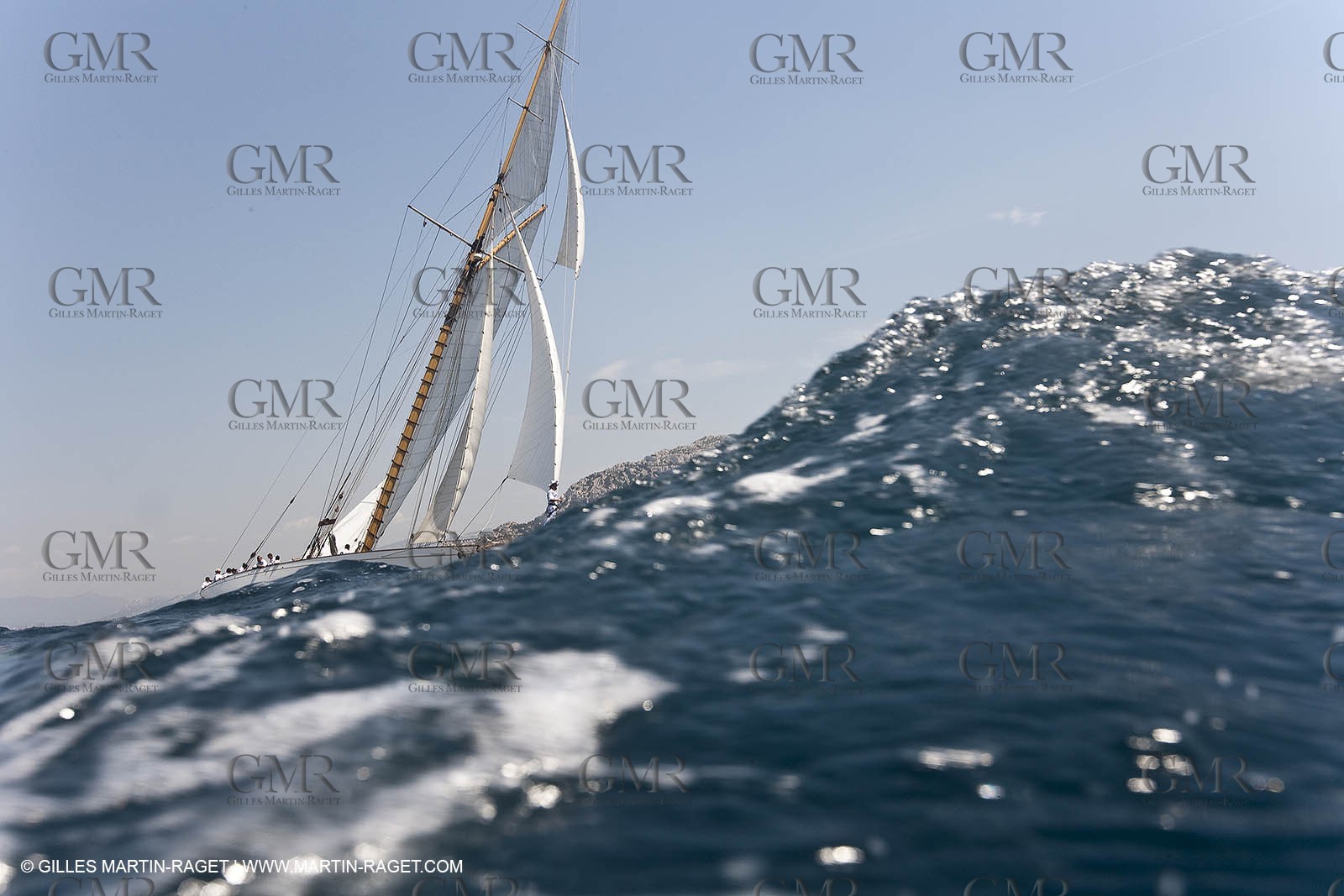 Sailing, Classic yachts, Voiles Vieux Port 2009, Marseille (FRA)
