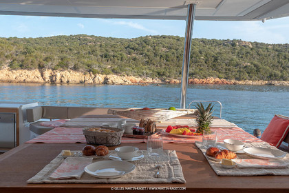 30 08 2018, Porto Vecchio (FRA, South Corsica) Chantier Fountaine-Pajot, Alegria 67