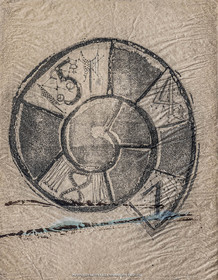 12 07 2020, St Rémy de Provence (FRA, 13) Oeuvre Germaine Richier, gravure