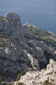 10 09 2009 - Marseille (FRA, 13) - Les Calanques - Massif de Marseilleveyre - Vallon de Mougranier - Rocher des Goudes