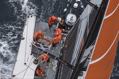 11 10 2014, Alicante (ESP), Volvo Ocean Race 2014-15, Team Alvimedica