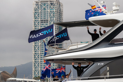 14 10 2024, Barcelona (ESP), Louis Vuitton 37th America's Cup, Final Match, Race Day 3, Raace 4