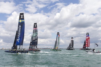 25 07 2015, Portsmouth (GBR), 35th America's Cup, Louis Vuitton America's Cup World Series Portsmouth 2015, Race Day 1