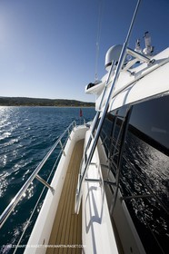 06 09 2007 - Saint Tropez (FRA, 83) - Superyachts - Motoryachts - Mangusta 92 Triple Fun à Saint Tropez