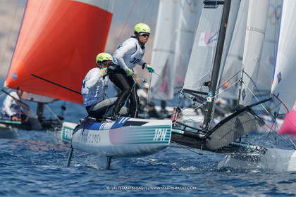06 08 2024, Marseille (FRA), Paris 2024 Olympic Games, Sailing, Race Day 9