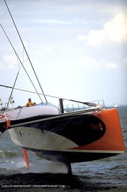 La Trinité mer - Orange II first sea trials