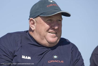 25 08 2008 - Anacortes (USA, WA) - America's Cup - BMW ORACLE Racing - New 90 ft trimaran launch